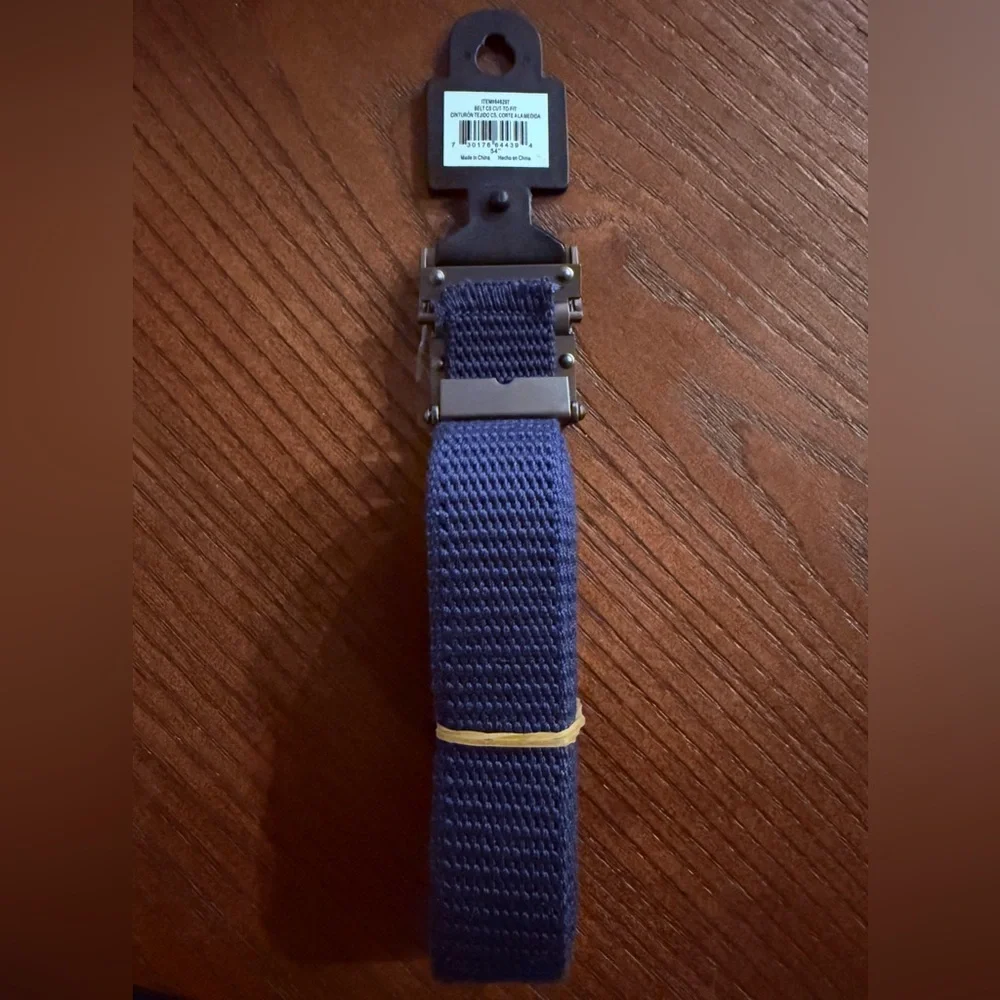 🆕 Cub Scout Uniform Belt & Buckle | Navy Canvas | Cut-to-Fit | NWT